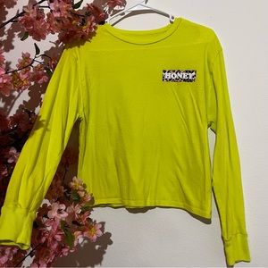ARIZONA | Neon Yellow Long Sleeve Top